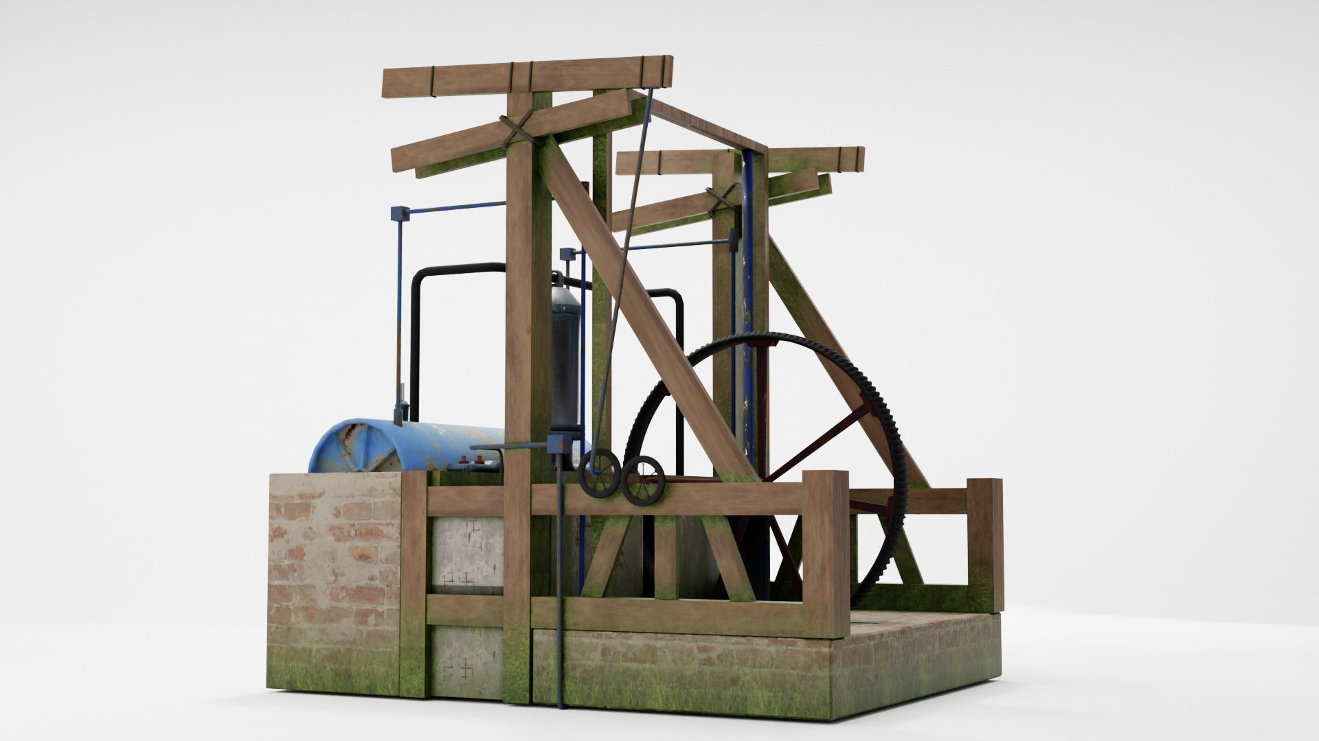 STEAM ENGINE 3D model_9