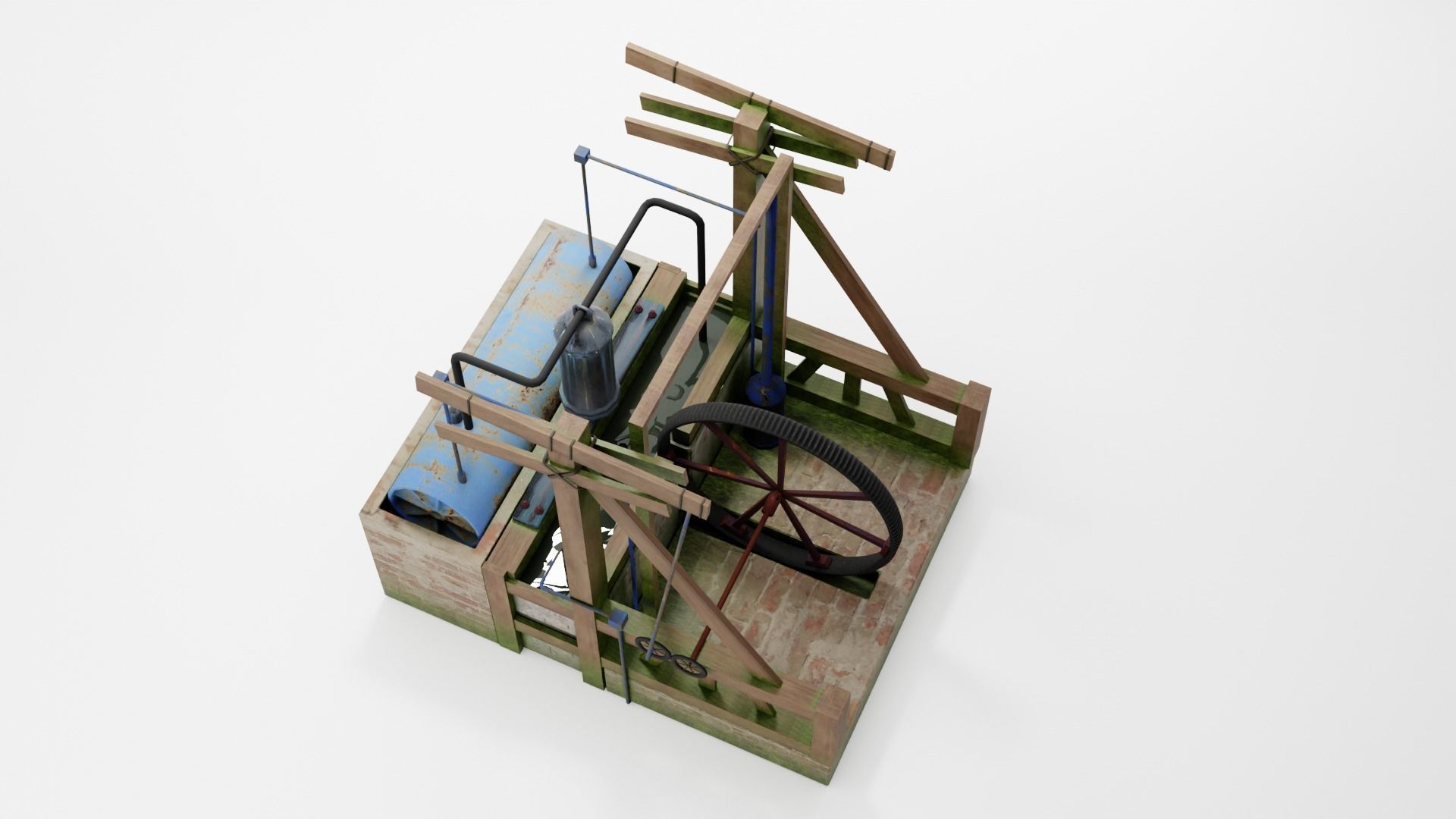 STEAM ENGINE 3D model_8
