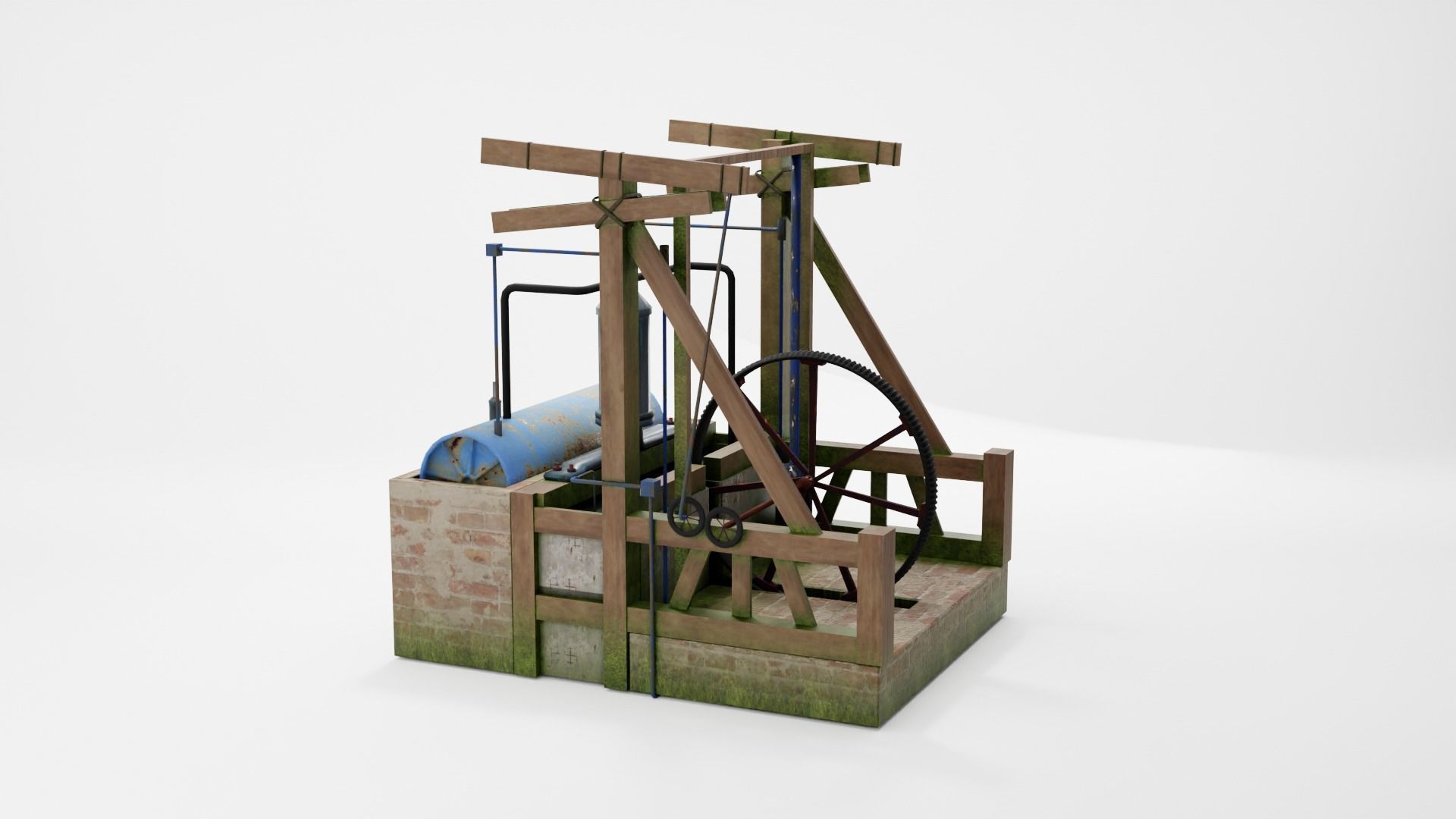STEAM ENGINE 3D model_1