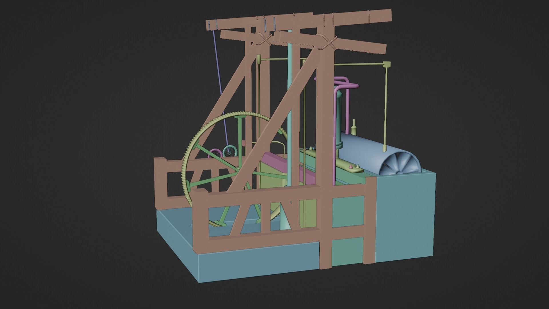 STEAM ENGINE 3D model_11