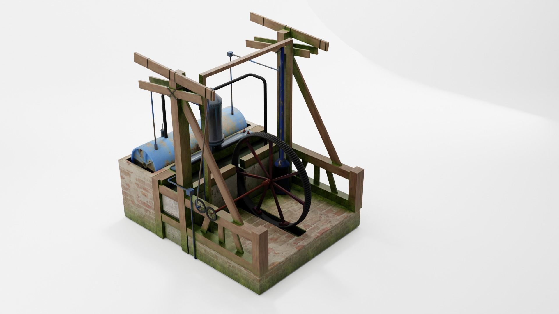 STEAM ENGINE 3D model_3
