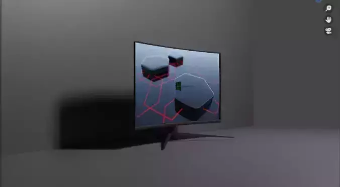 Monitor Free 3D model 3D print model