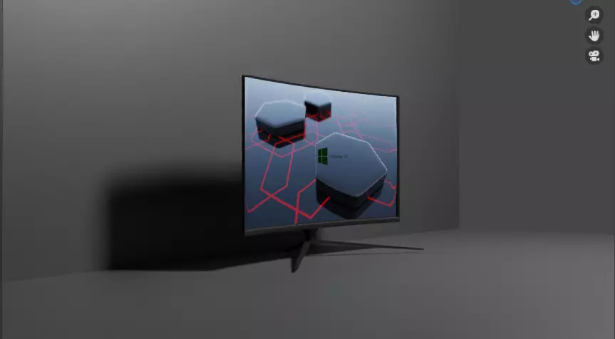 Monitor Free 3D model 3D print model_0