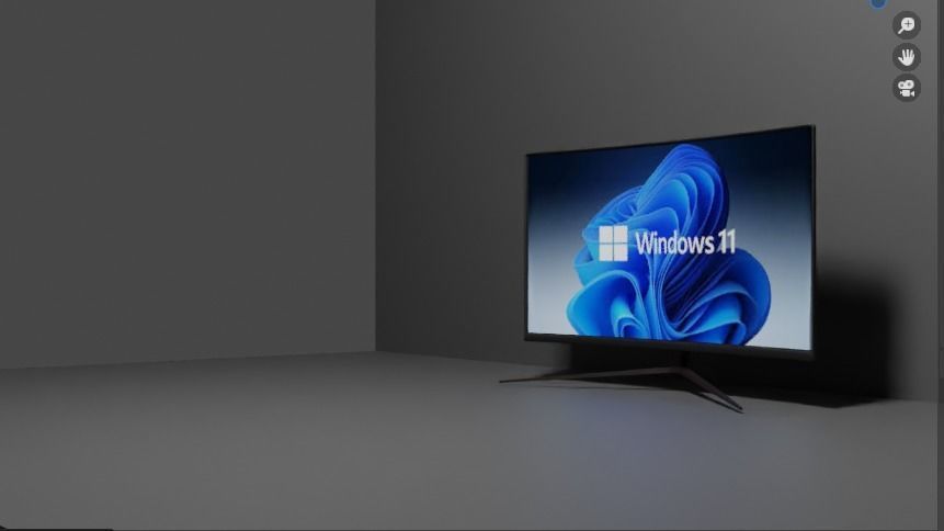 Monitor Free 3D model 3D print model_3