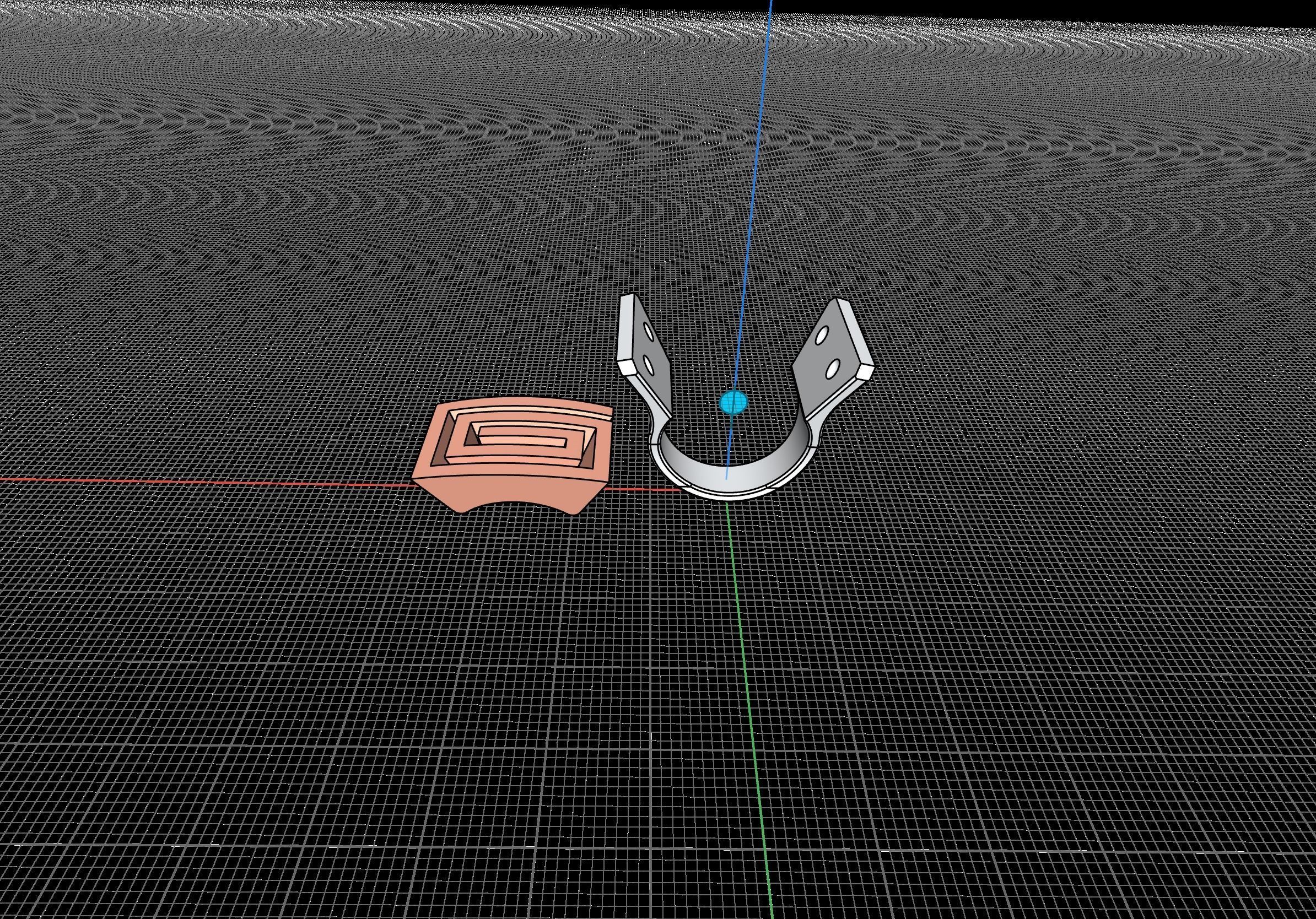 Geometric ring 3D model_3