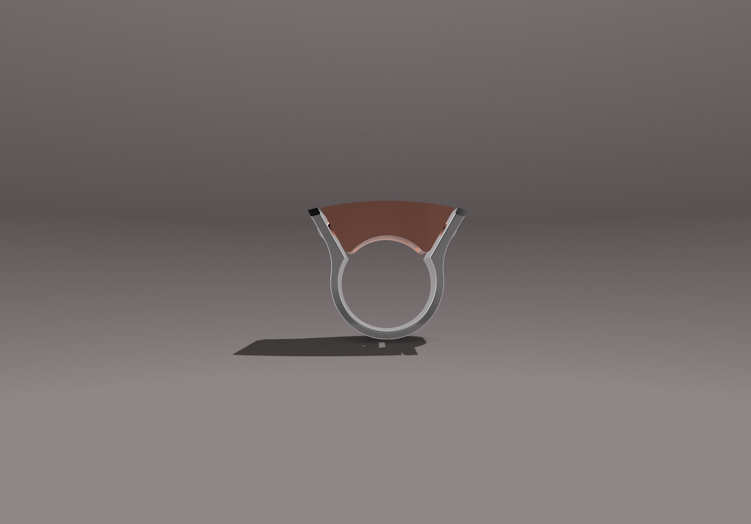 Geometric ring 3D model_1