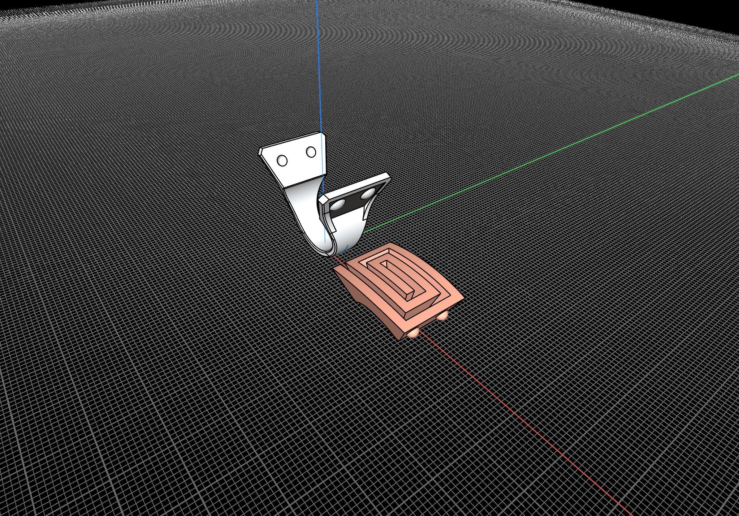 Geometric ring 3D model_6