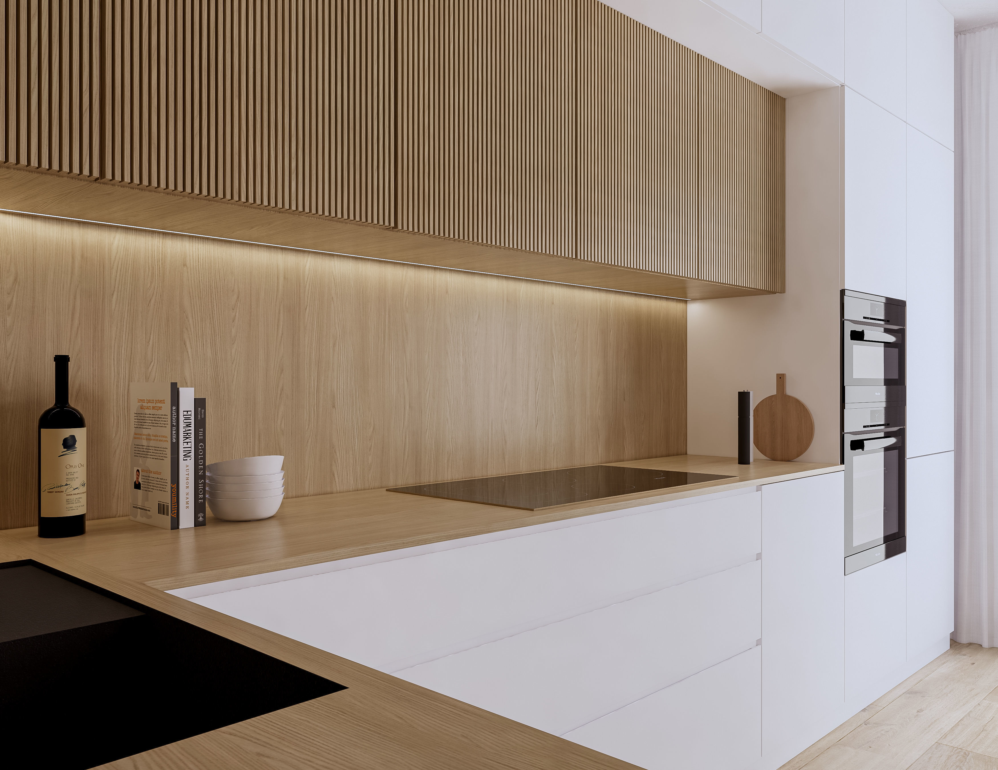 Modern Kitchen Created in Revit 11 Low-poly 3D model_5