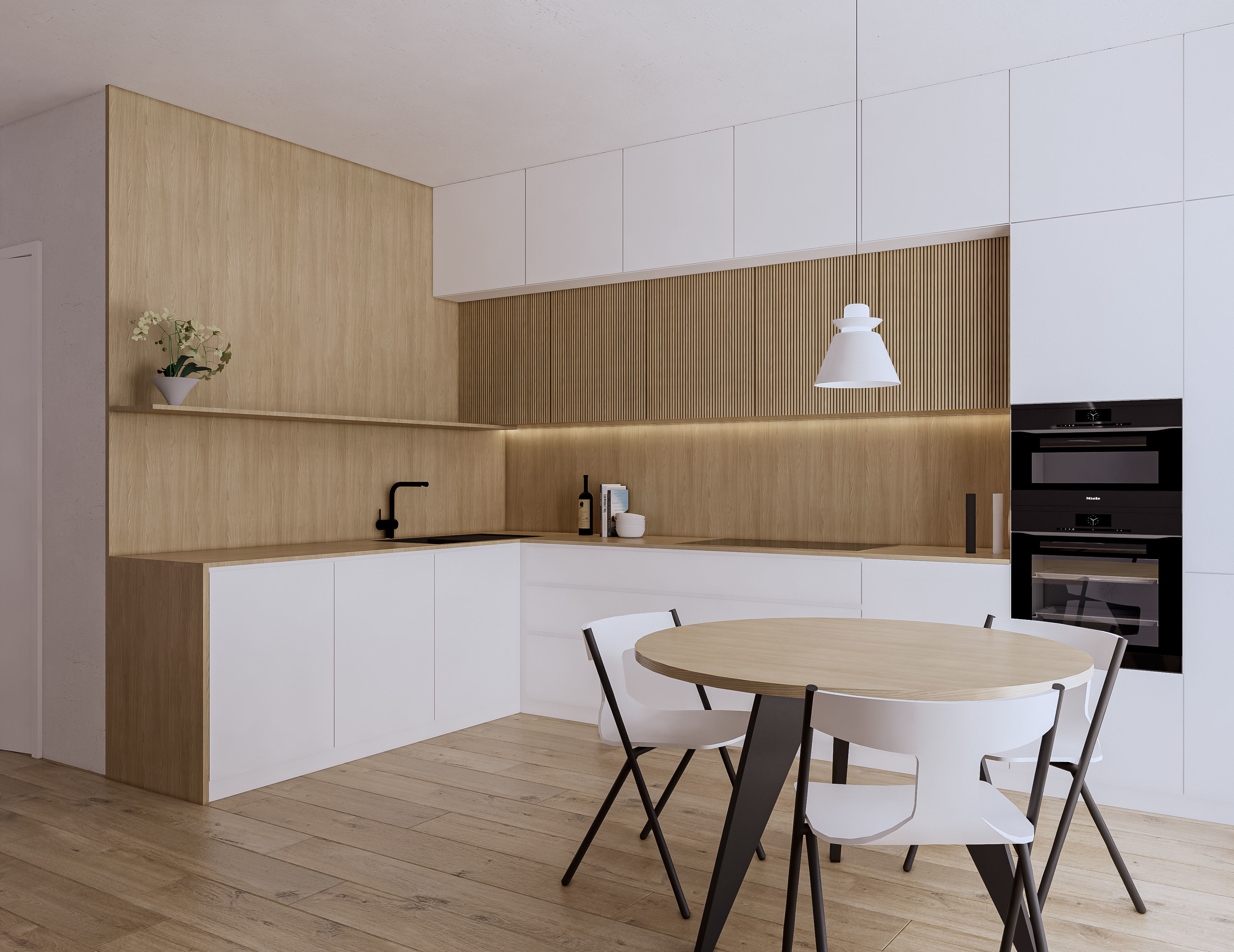 Modern Kitchen Created in Revit 11 Low-poly 3D model_2