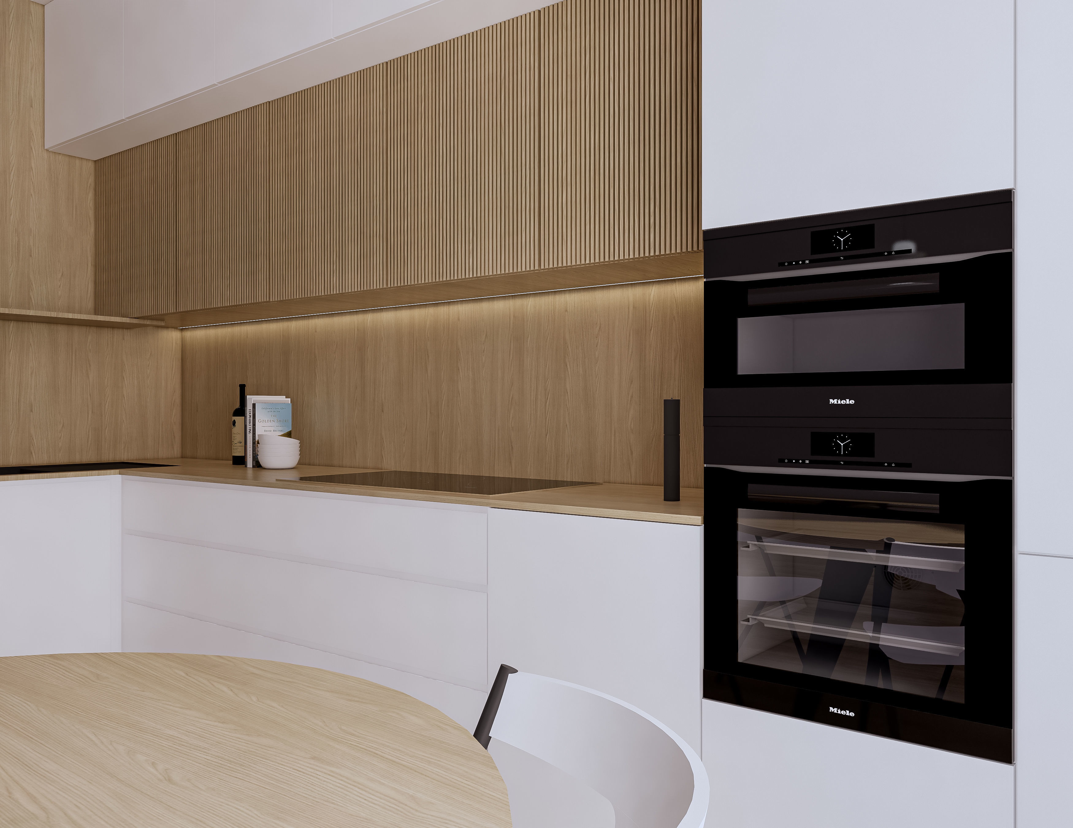 Modern Kitchen Created in Revit 11 Low-poly 3D model_6