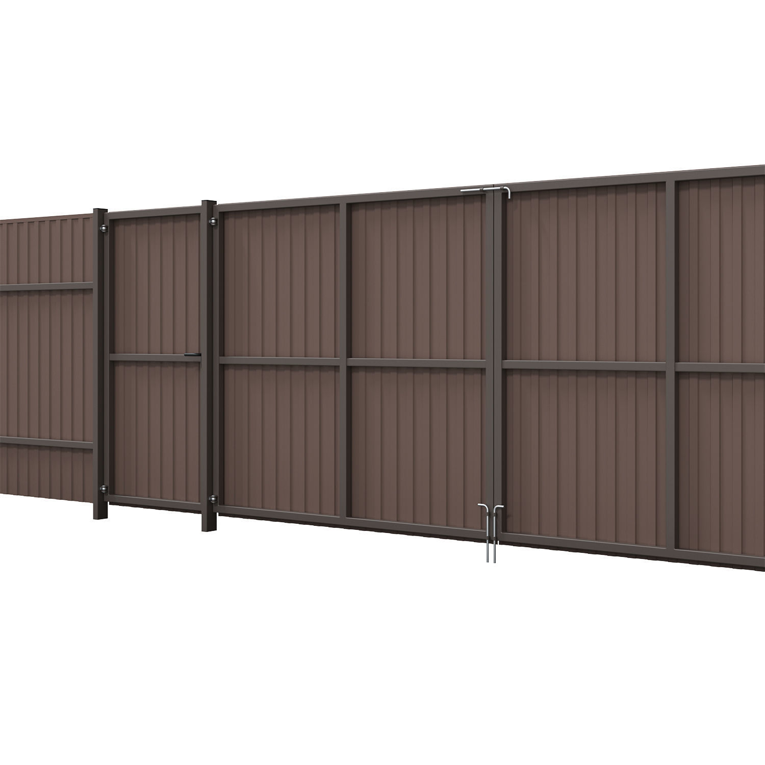 Metal Fence 2 3D model_4