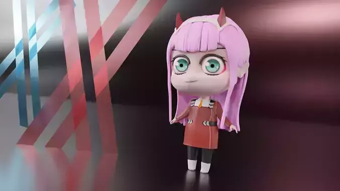 Zero Two Chibi  3D model