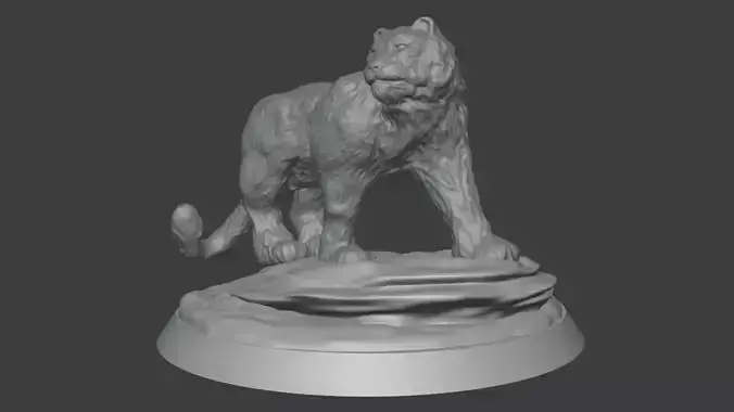 Snow Leopard miniature