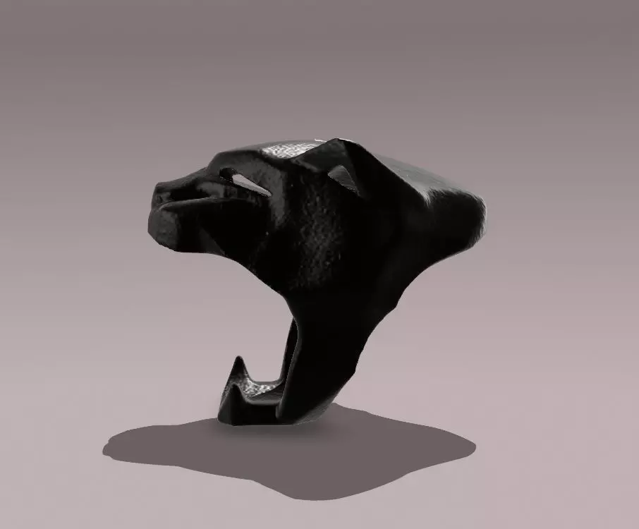 Panther ring 3D model_0