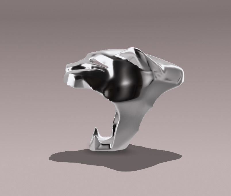 Panther ring 3D model_3