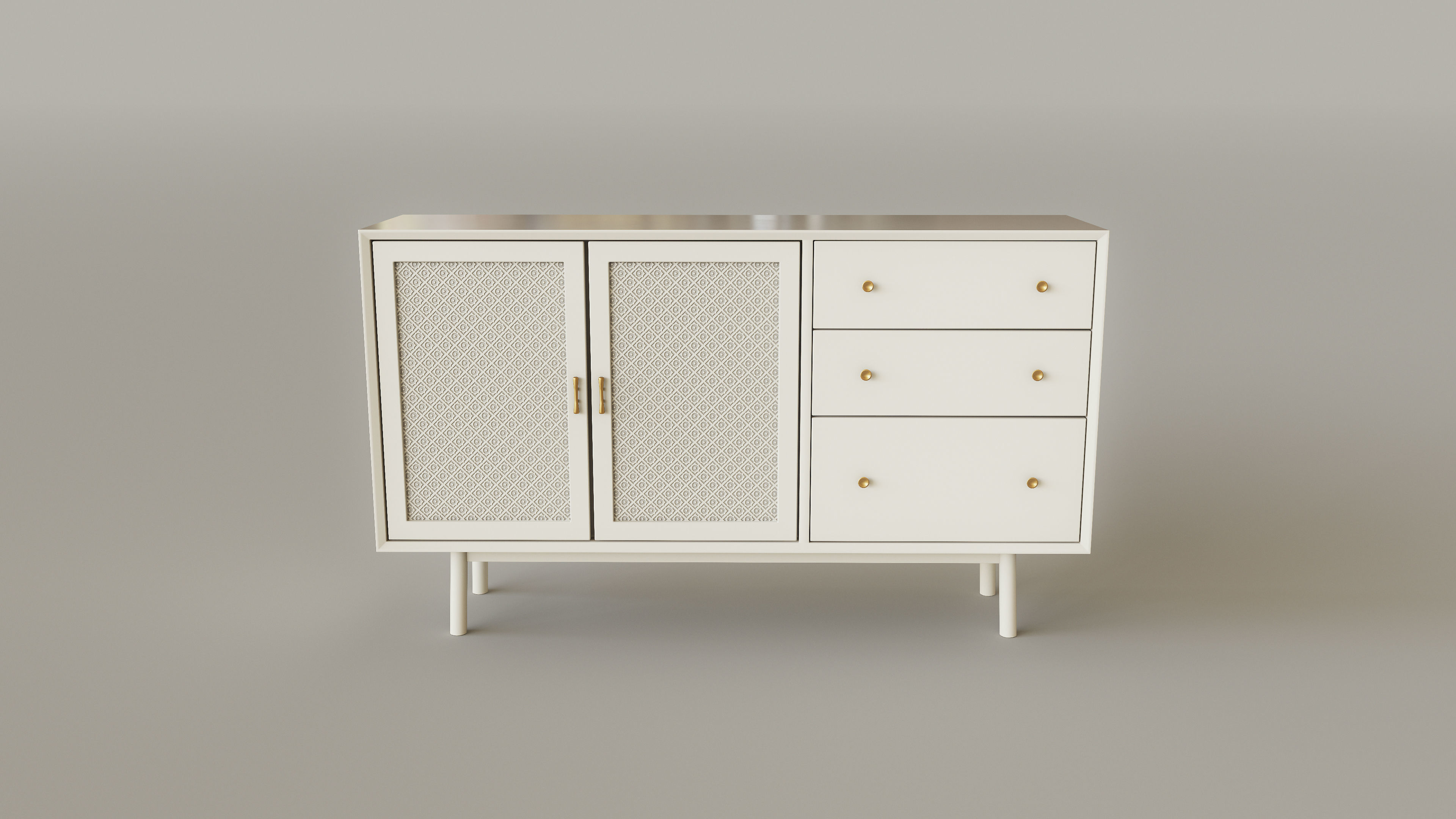 Accent Chest Free low-poly 3D model_2