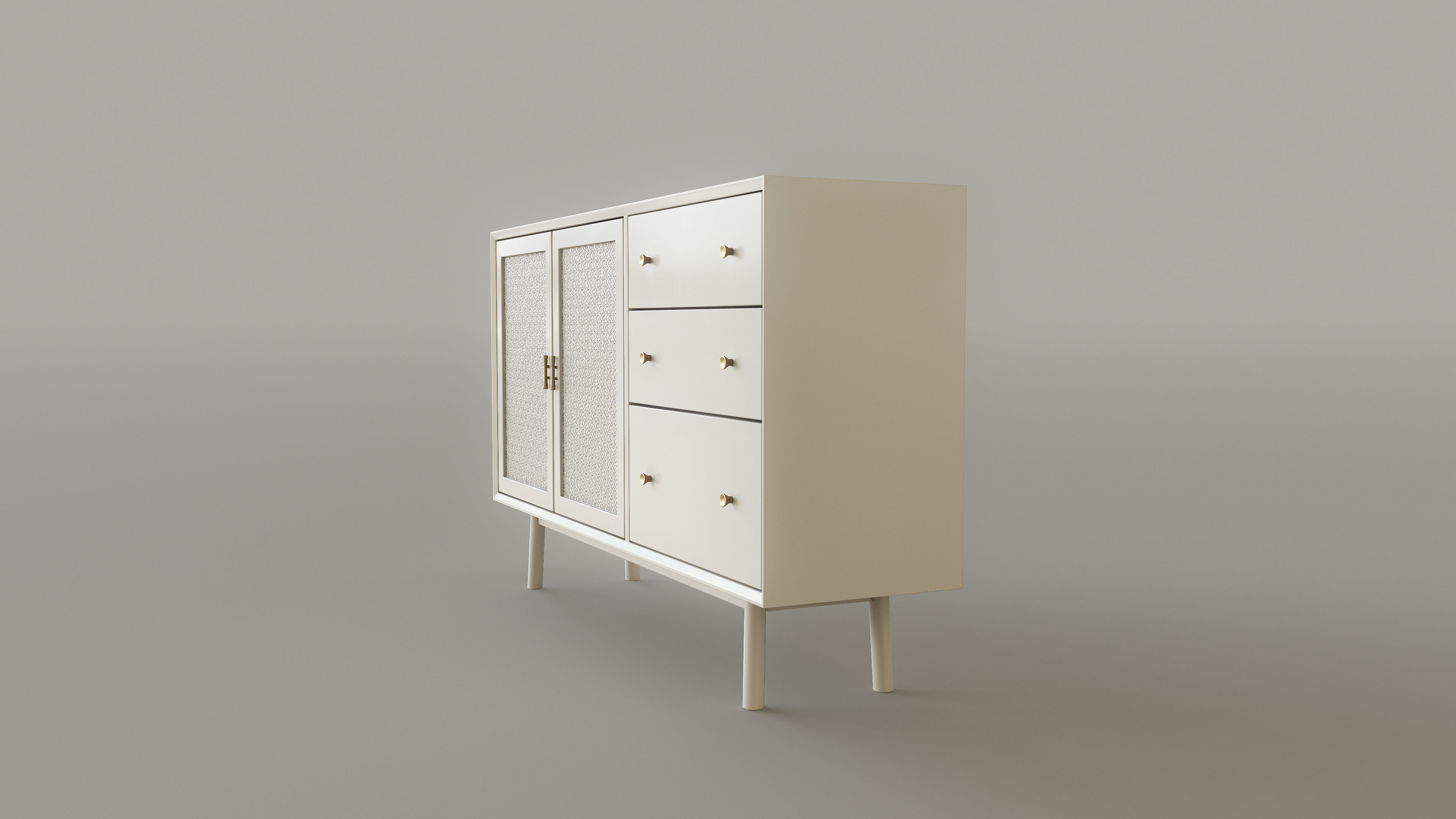 Accent Chest Free low-poly 3D model_4