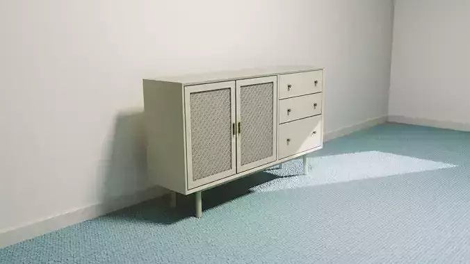 Accent Chest Free low-poly 3D model