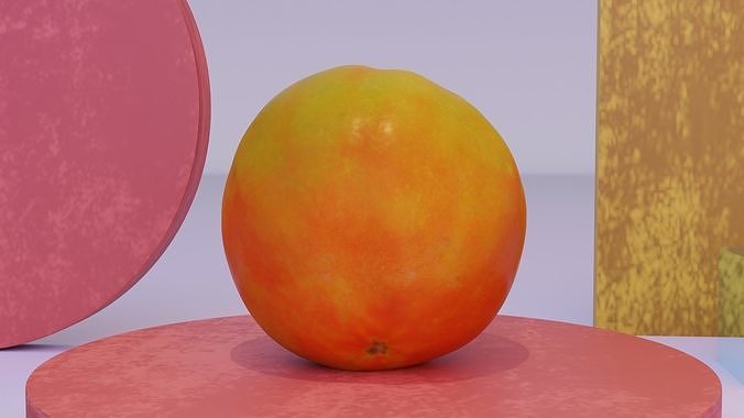 Tomato 03 high-poly 3D model 7