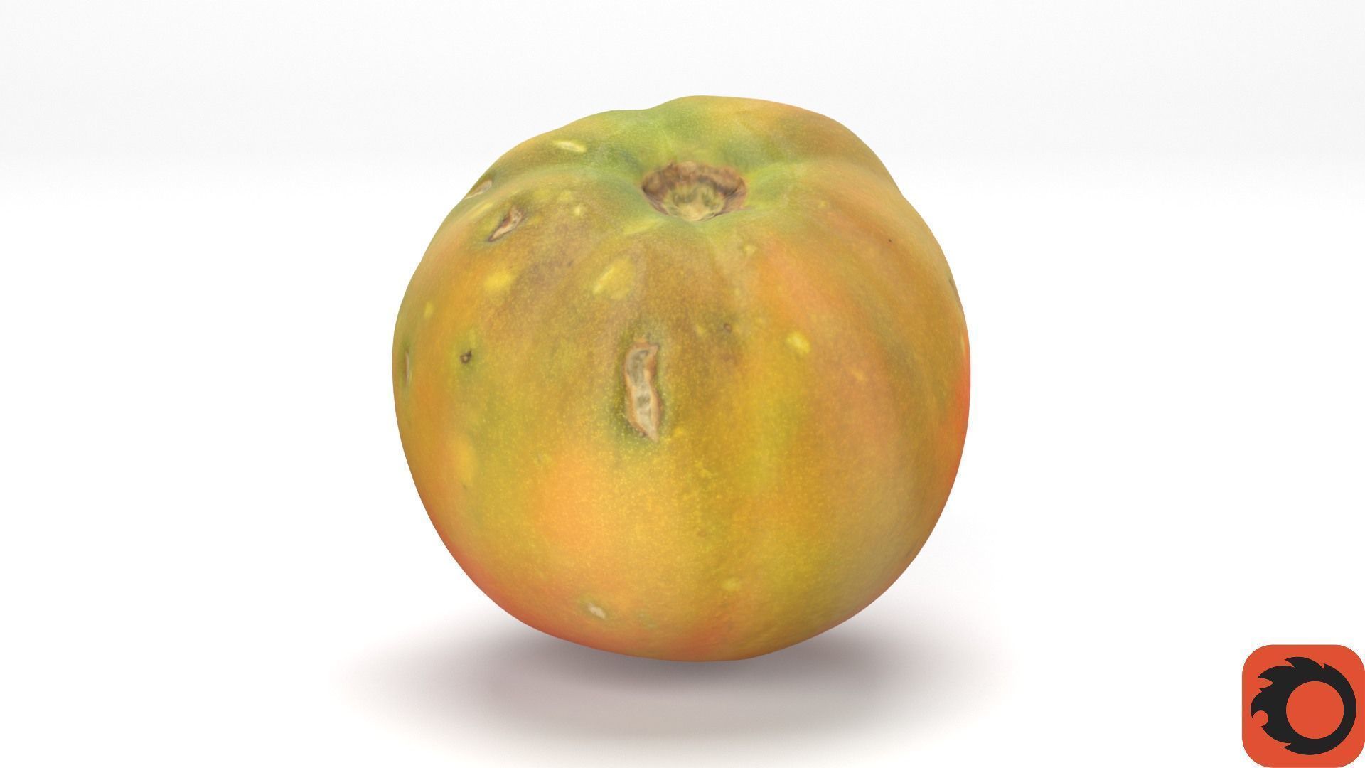 Tomato 03 high-poly 3D model_30