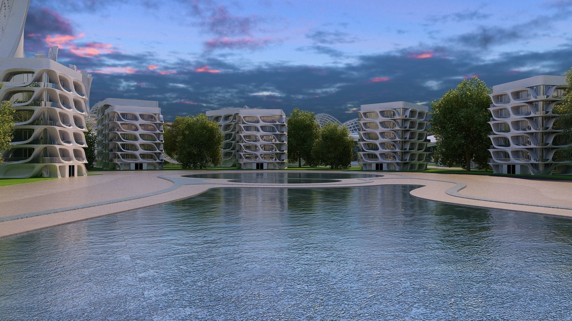 0013 - Futuristic City - 2021 - 01 - 2Ds Plans - 3Ds Files 3D model_10