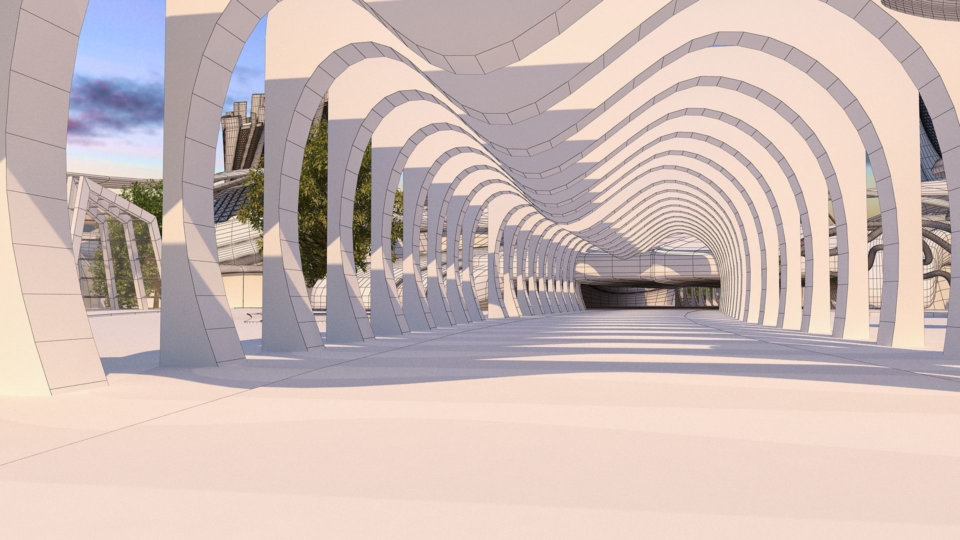 0013 - Futuristic City - 2021 - 01 - 2Ds Plans - 3Ds Files 3D model_29