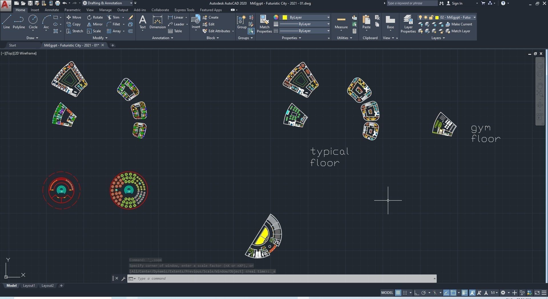 0013 - Futuristic City - 2021 - 01 - 2Ds Plans - 3Ds Files 3D model_42