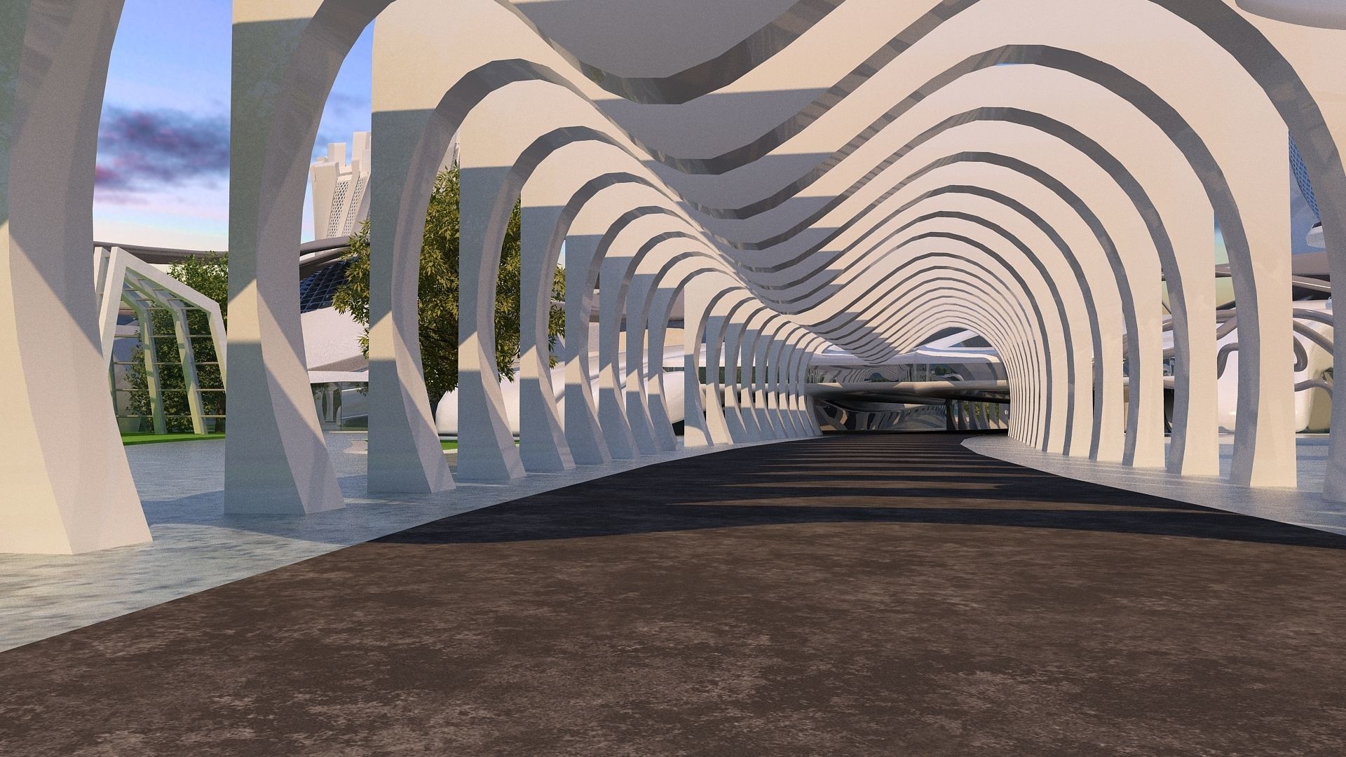 0013 - Futuristic City - 2021 - 01 - 2Ds Plans - 3Ds Files 3D model_14