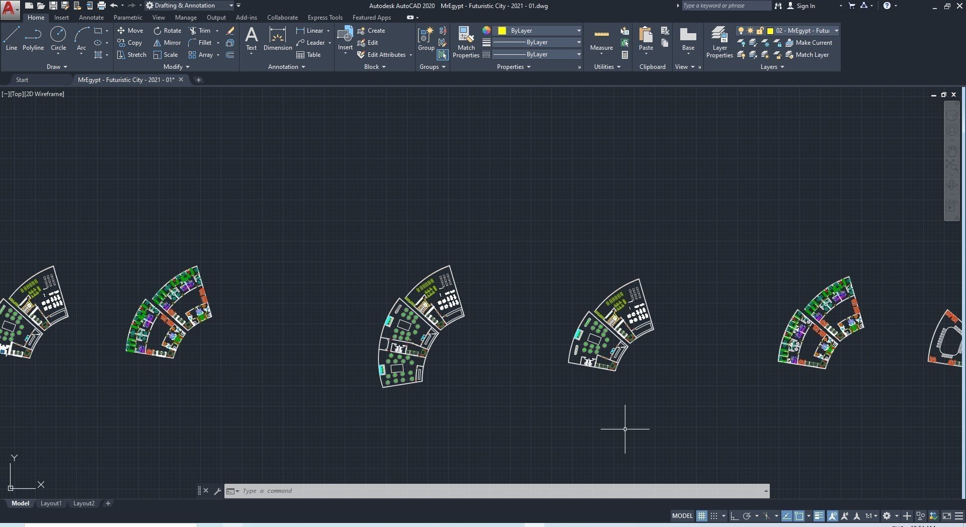 0013 - Futuristic City - 2021 - 01 - 2Ds Plans - 3Ds Files 3D model_40