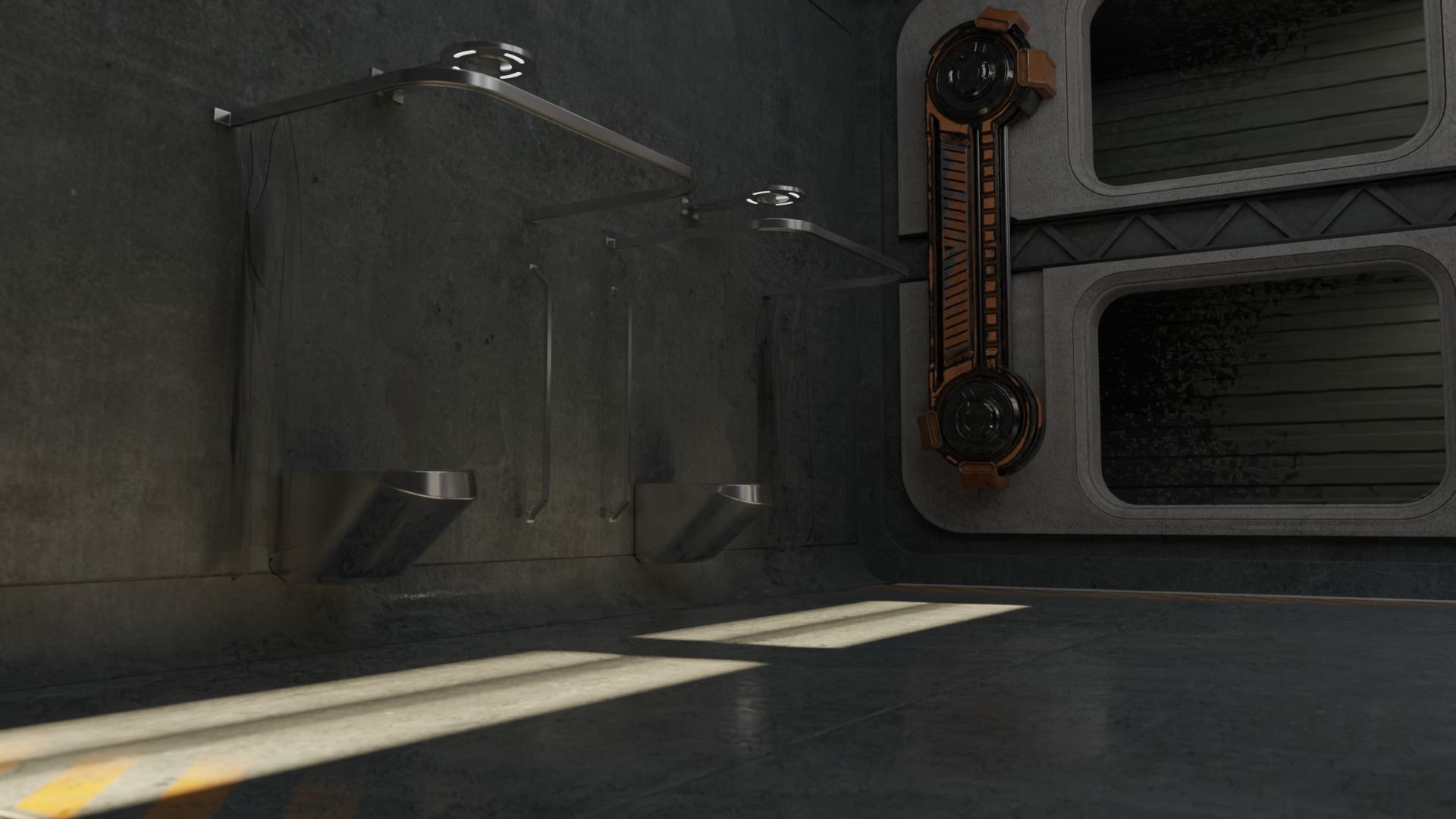 Cyberpunk Scene v9 - The Prison 3D model_2