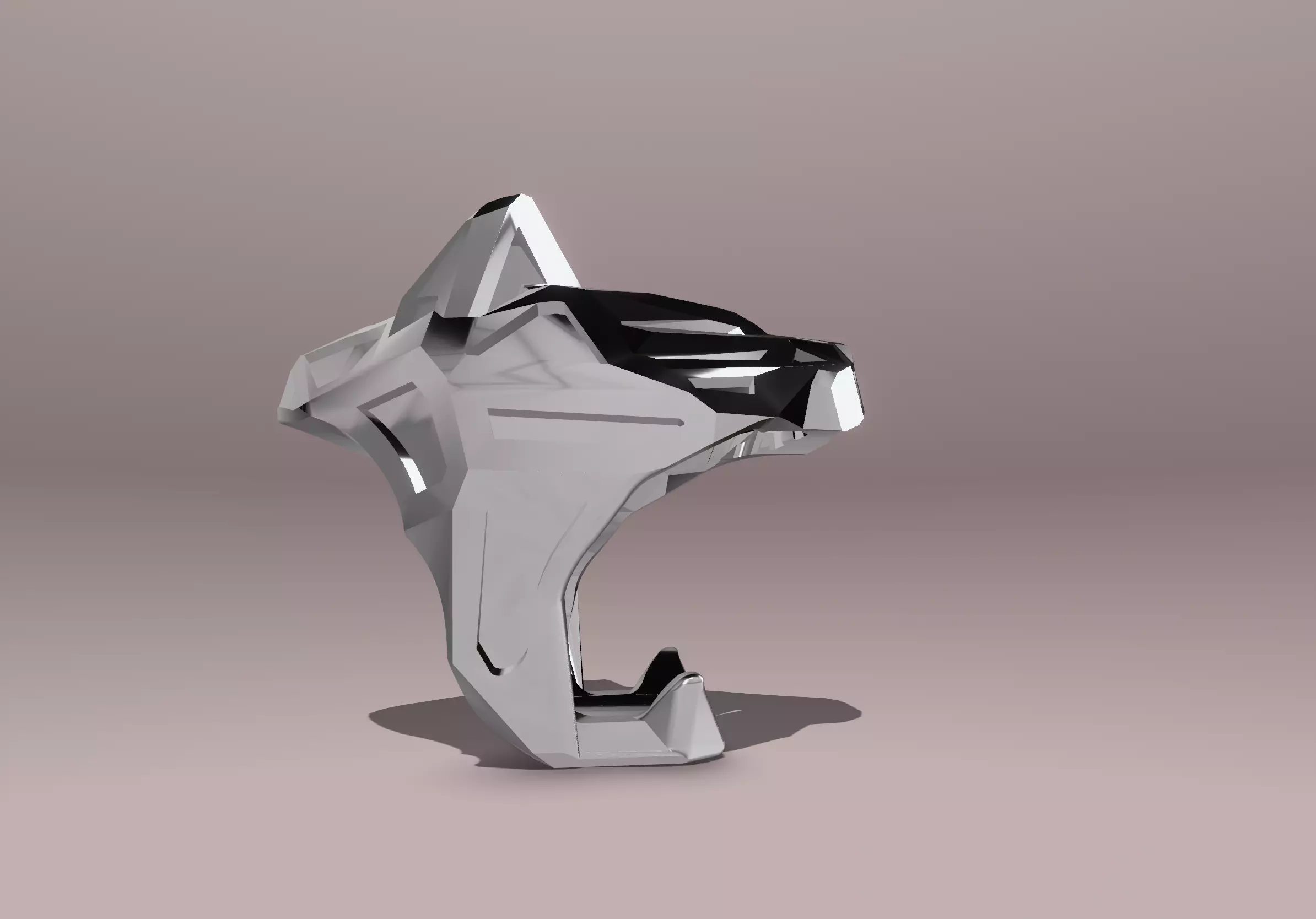 Black tiger 3D model_0