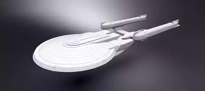 Enterprise B scale model 3D print model