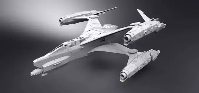 Babylon5 Thunderbolt scale model