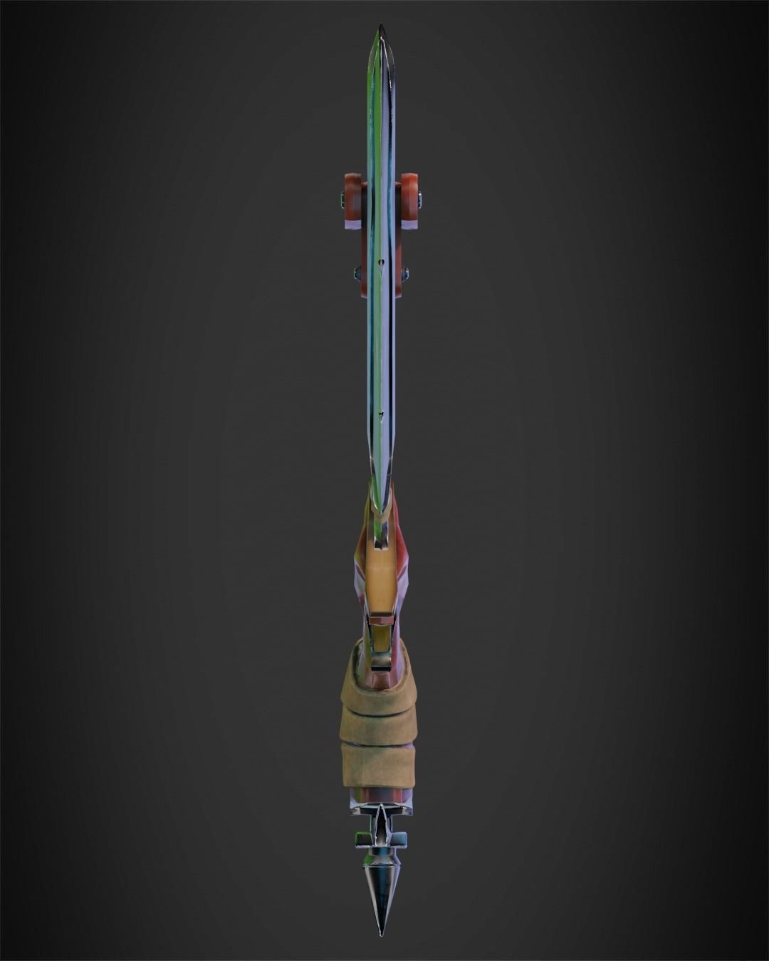 Overwatch 2 Junker Queen Knife for Cosplay 3D print model_8