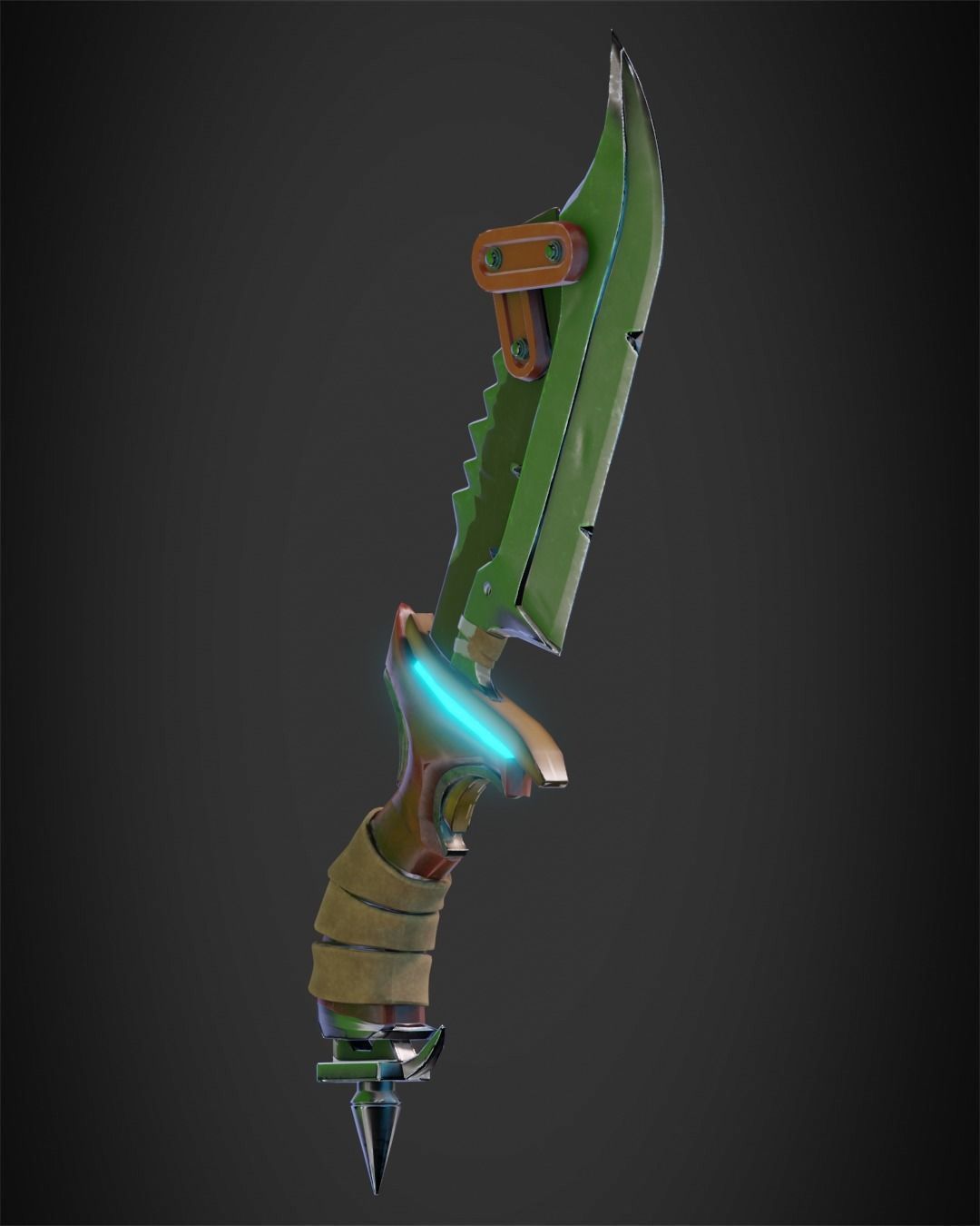 Overwatch 2 Junker Queen Knife for Cosplay 3D print model_6