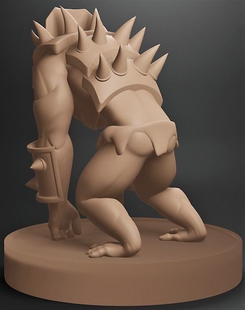 Hekkenasaur demon 3D print model_1