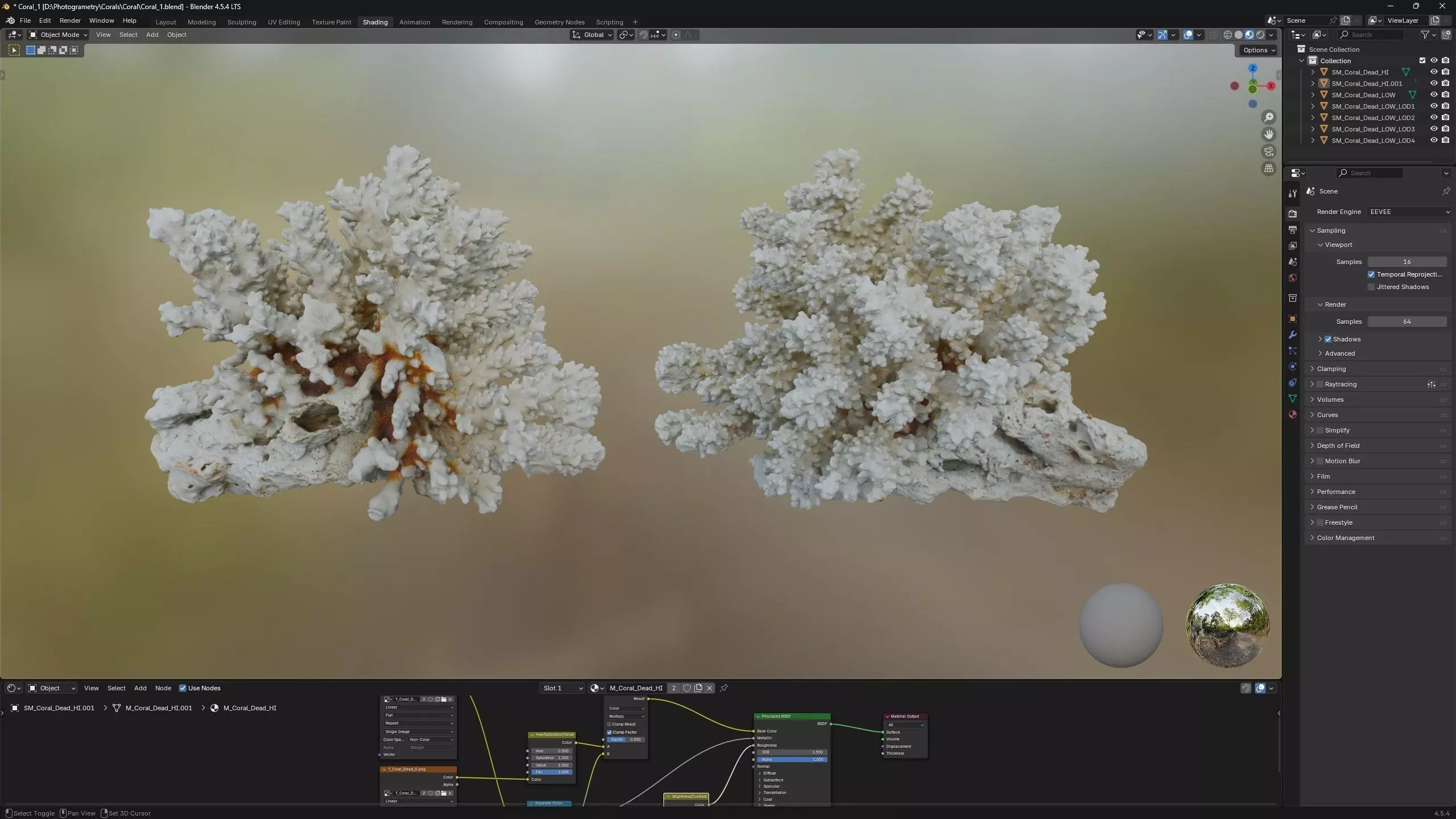 Coral Sea Low-poly 3D model_6