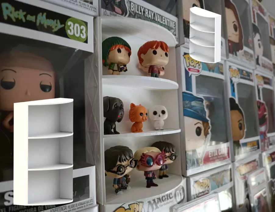 Funko mini display 3D print model_0