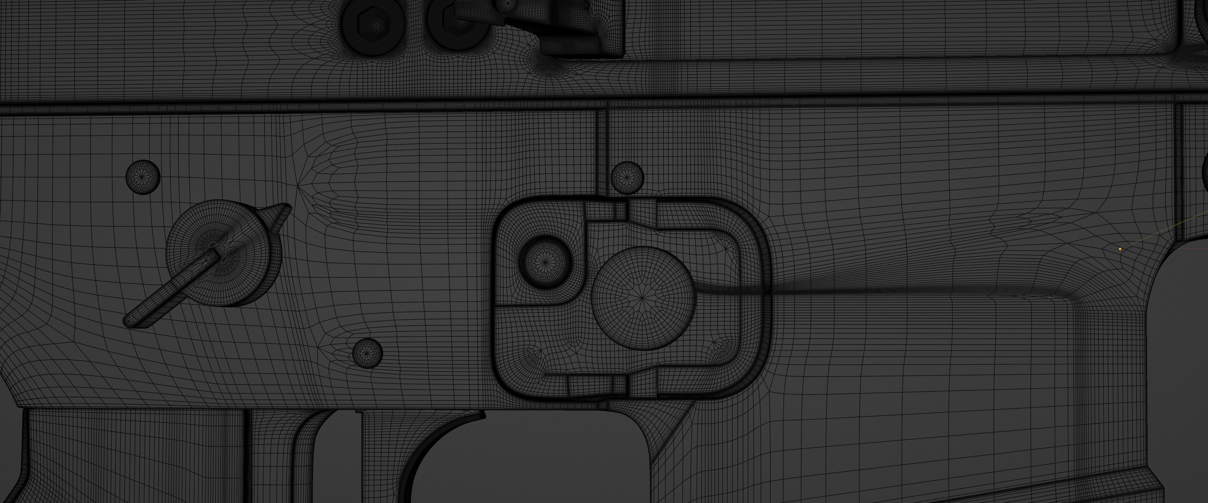 FN SCAR-H High Poly Free 3D model_9