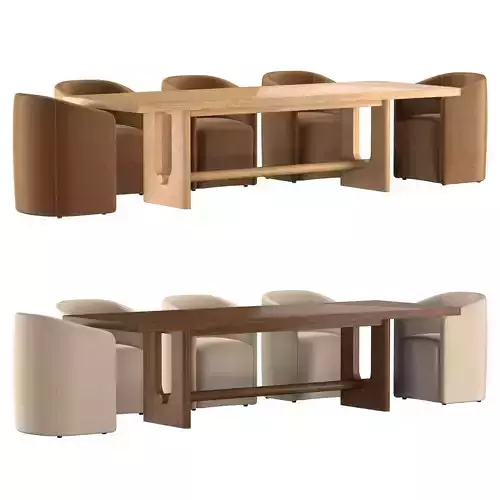 AURELIE ARMCHAIR and  BRETON  TABLE