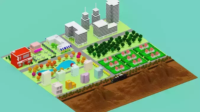 Voxel City 