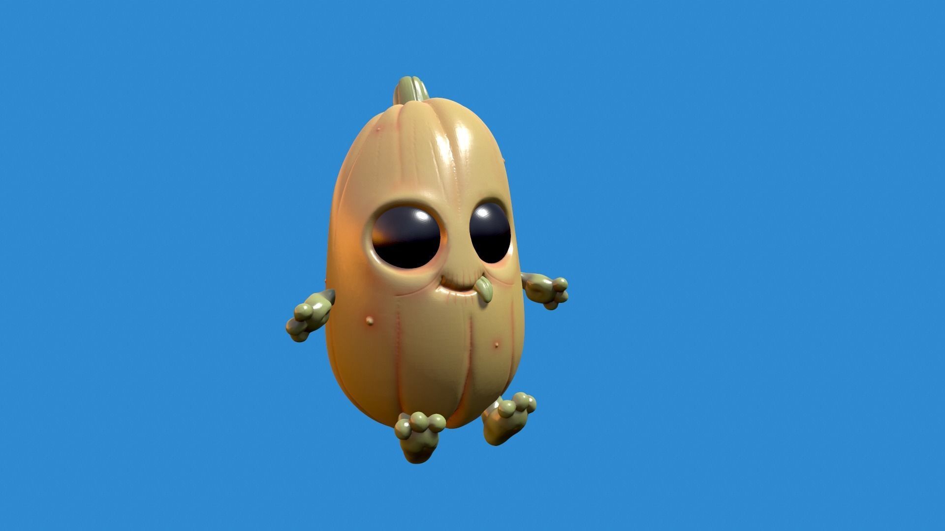 Pumpkin Cute - Halloween 3D print model_3