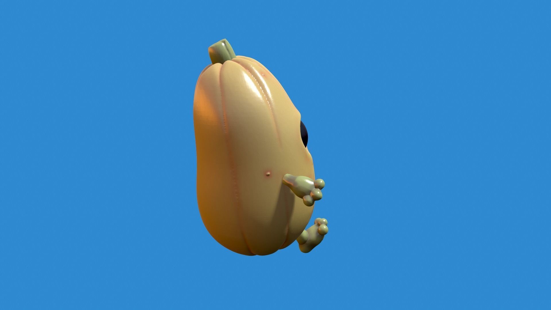Pumpkin Cute - Halloween 3D print model_9