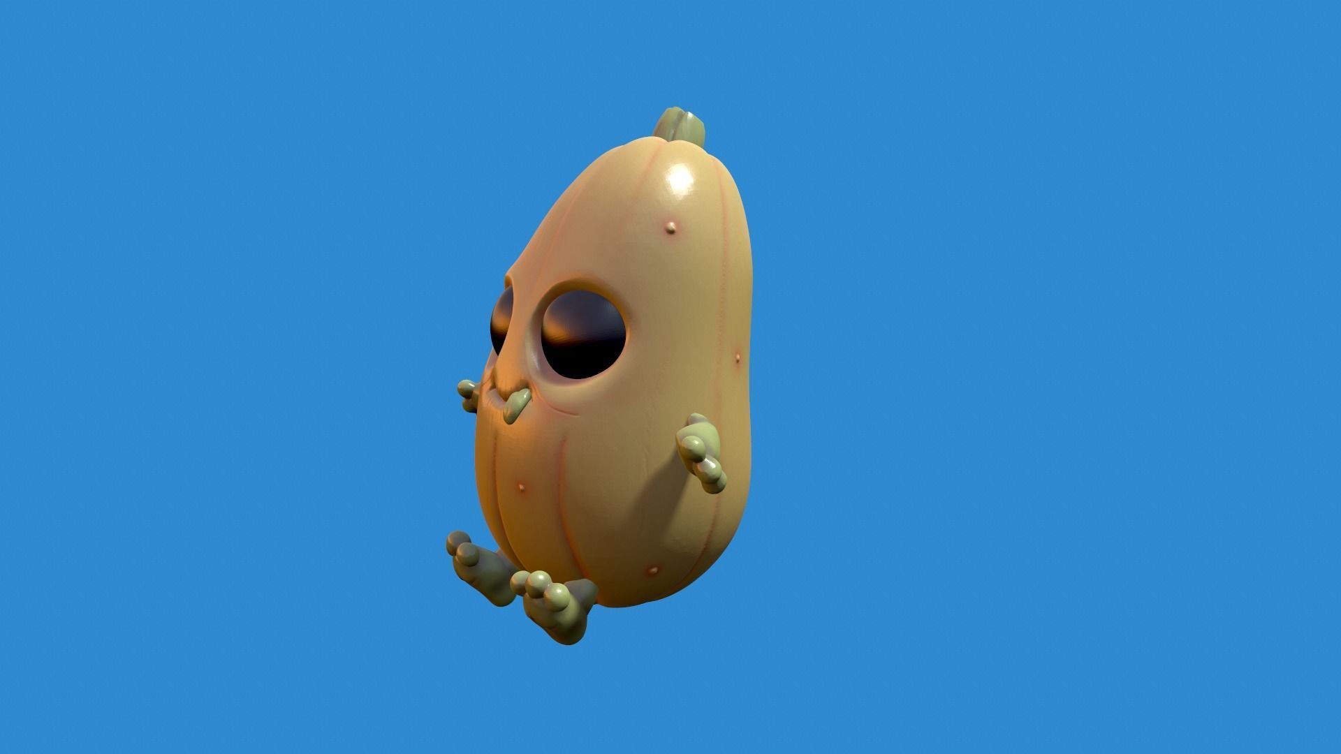 Pumpkin Cute - Halloween 3D print model_19