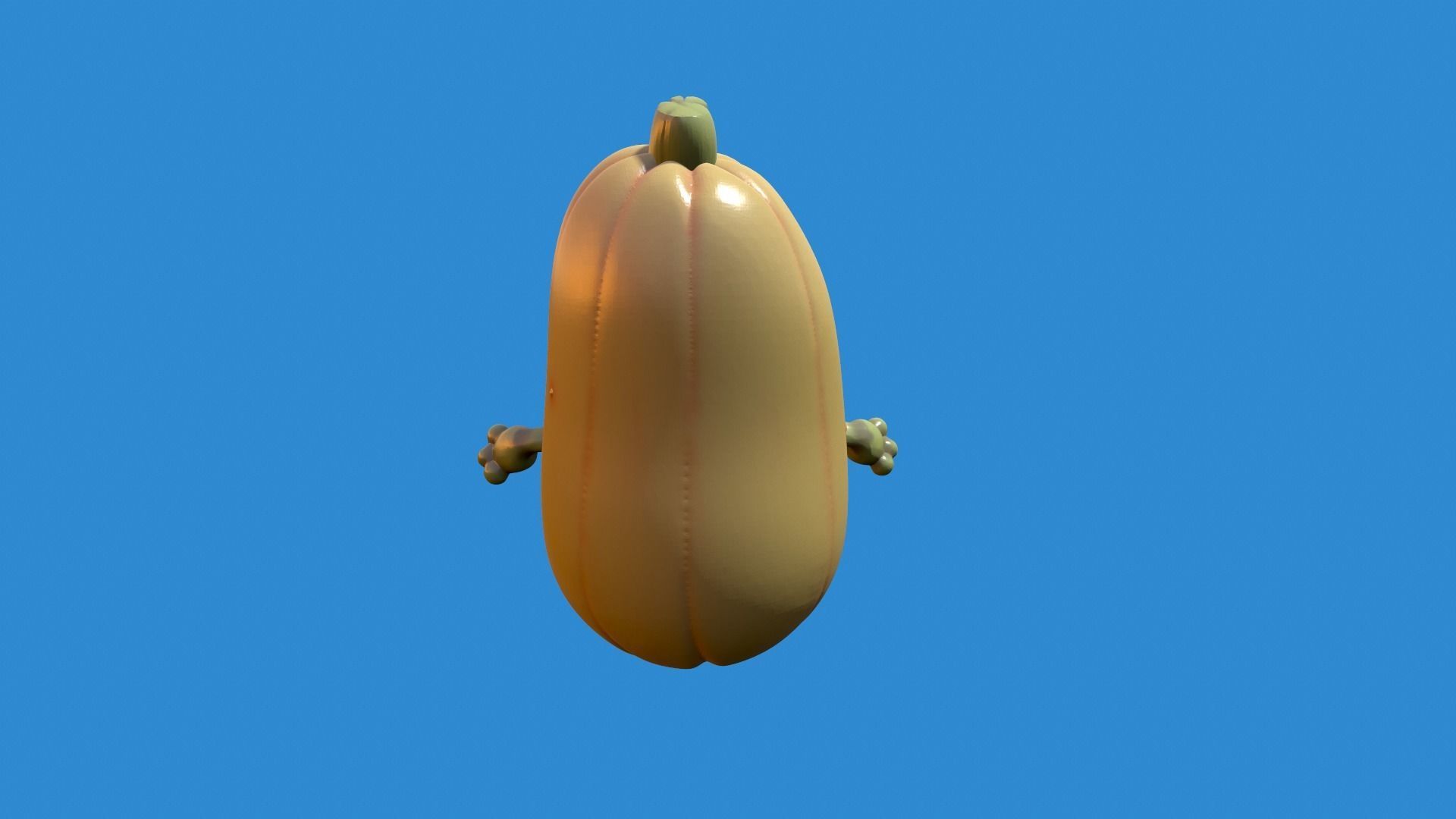 Pumpkin Cute - Halloween 3D print model_12
