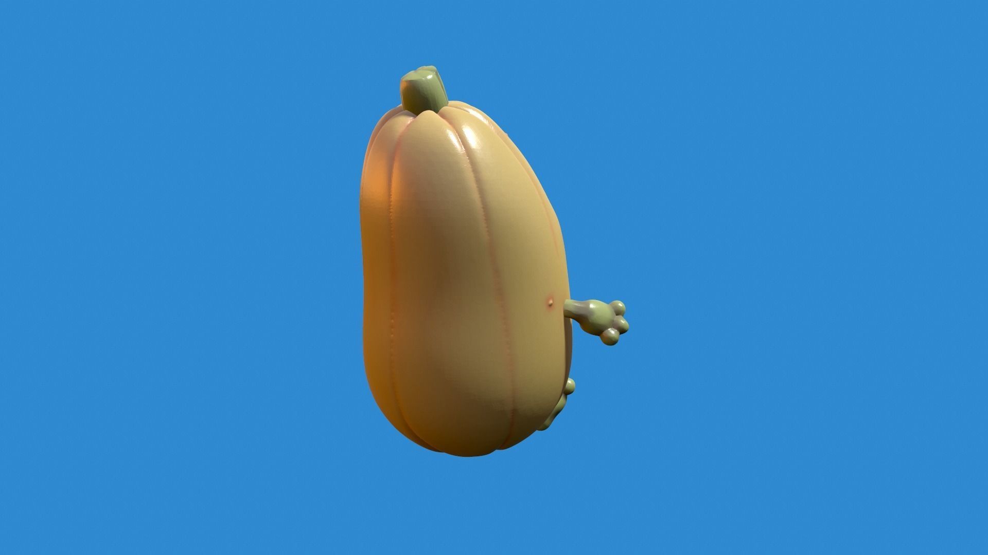 Pumpkin Cute - Halloween 3D print model_10