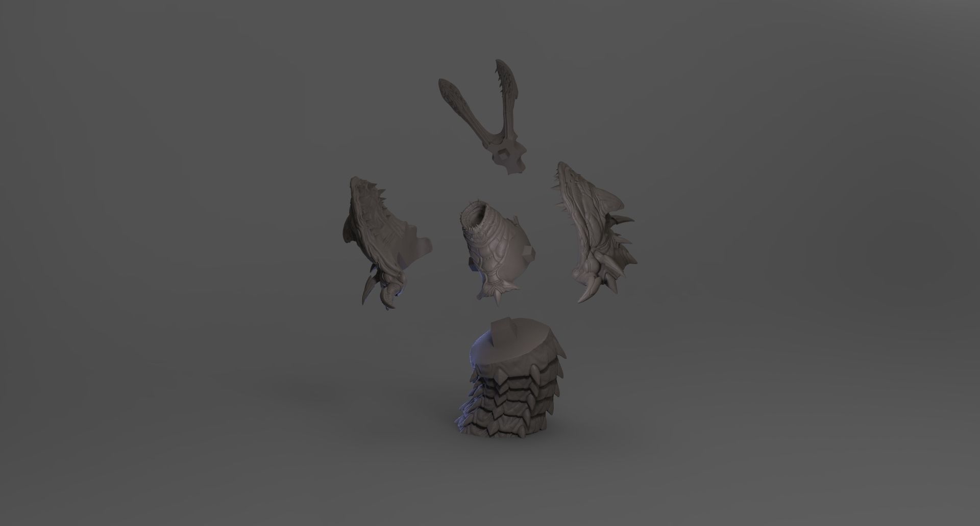 StarCraft2 Nydus Worm 3D print model_6