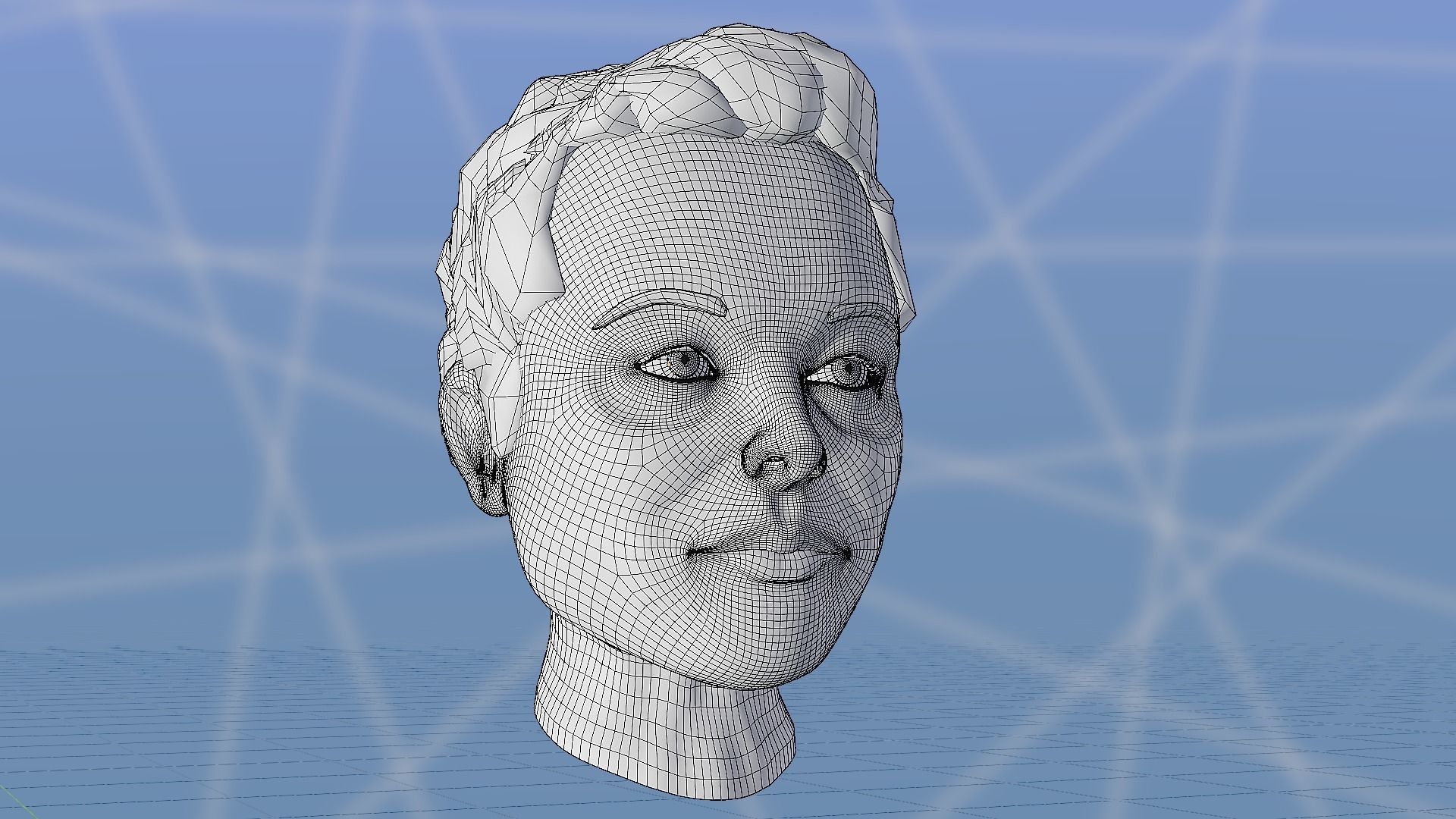 Elon Musk - Cartoon Character Head 3D model_7