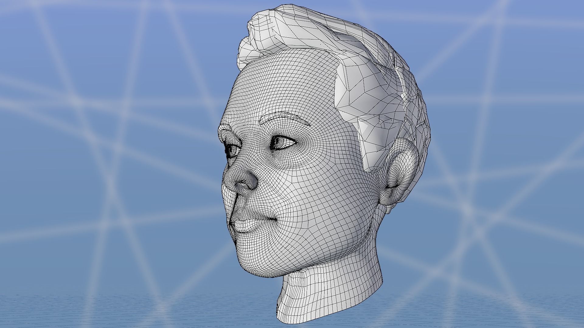 Elon Musk - Cartoon Character Head 3D model_9