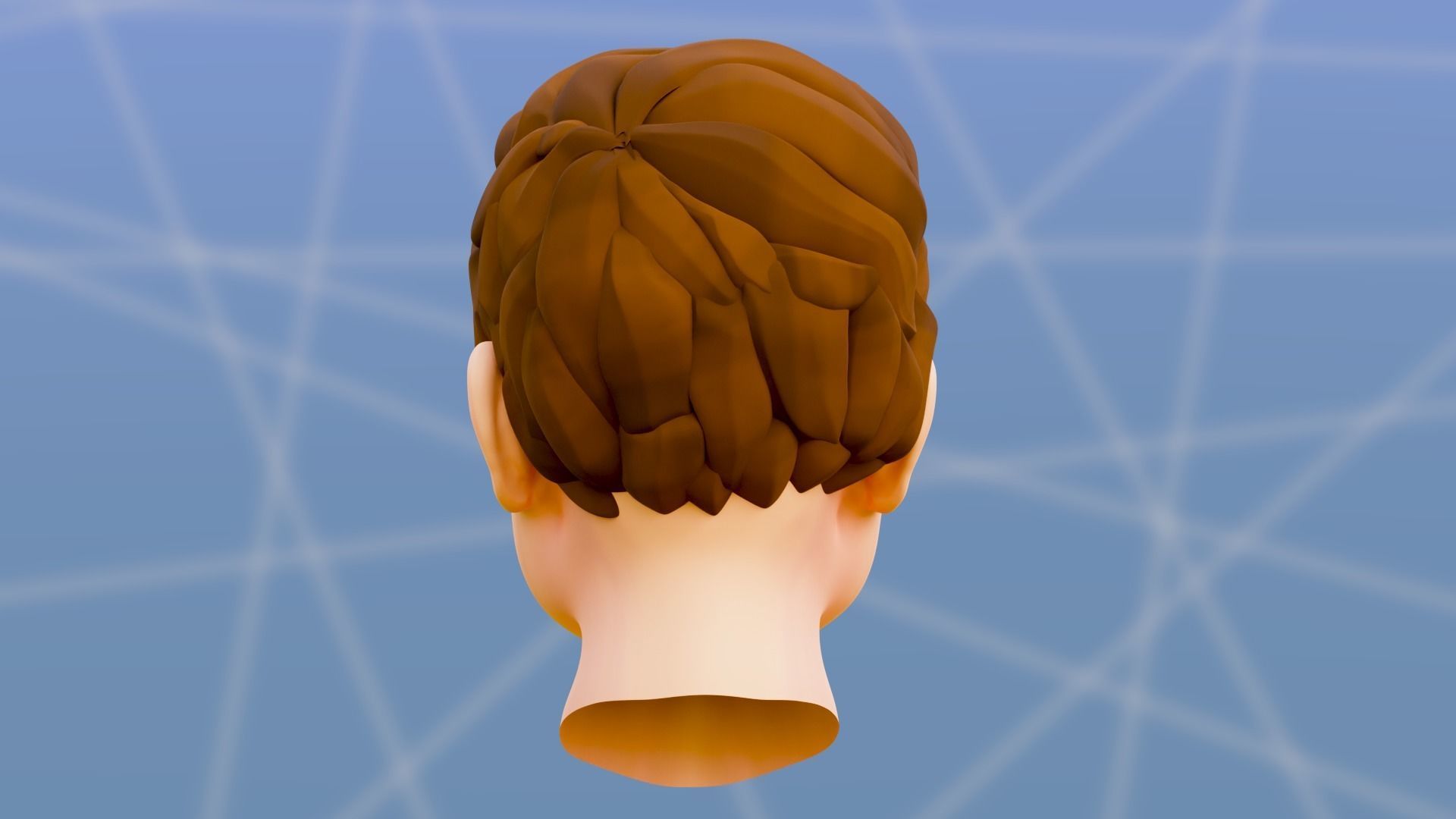 Elon Musk - Cartoon Character Head 3D model_11